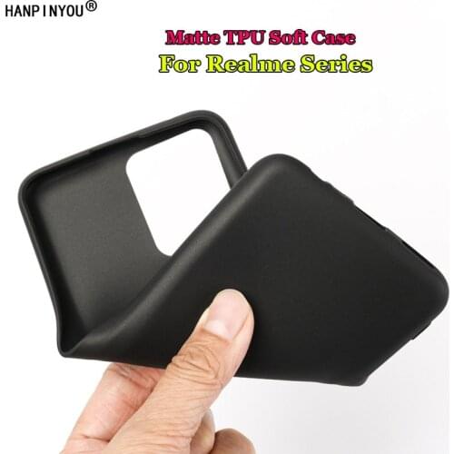 For Realme 8 Pro C20 C21 C25 GT Neo V13 5G Slim Soft TPU Rubber Case Gel Matte Protection Shell Silicone Cover Shell