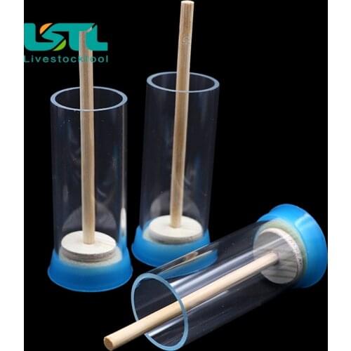 5 Pcs Queen Bee Labeled Bottle Beekeeping Marker Equipment Fertility Queen Bottle Mark With Soft Plunger Bee Marker Tools
