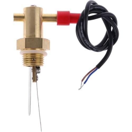 G1/2" Water Flow Switch DN15 Liquid Flowing Switch 70W Brass for Pump Dropship