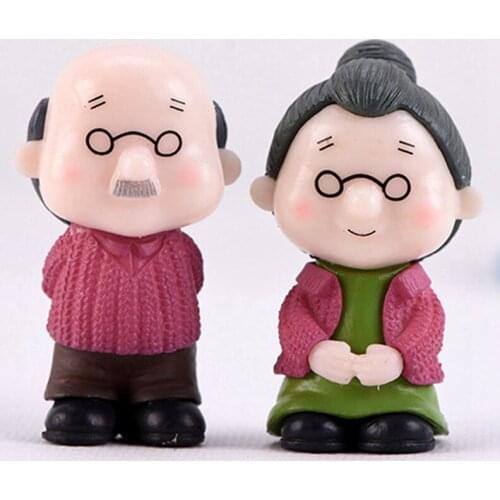 Creative Lovers Couple Ornaments Home LivingRoom Decoration Romantic Grandparents New House Wedding Birthday Gift