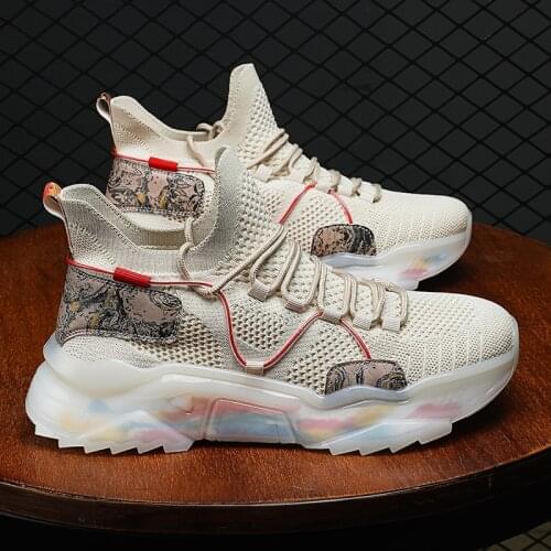 2021 Street Style Breathable Light Mens Casual Shoes Autumn Adult Tennis Man Sneakers Plus Size 39~46