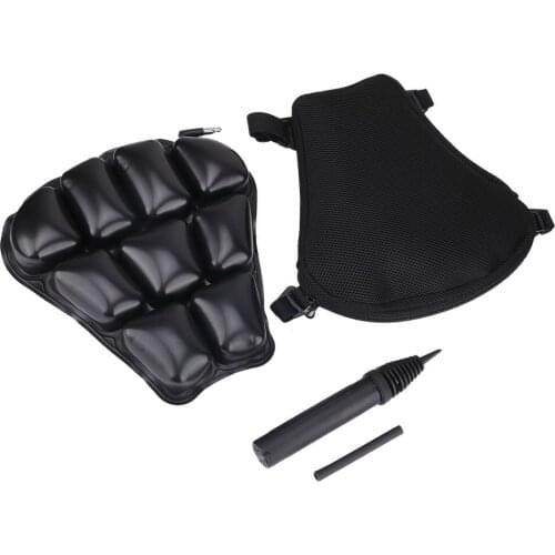 Hot-selling motorcycle seat cushion for Yamaha Suzuki Kawasaki anti-sneak seat cover shock absorption 3D inflatable seat cushion