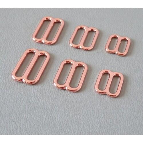 100Pcs/Lot Metal Bag Slider straps Adjuster Buckle Belt Ring Loop Backpack Webbing Dog Collar Hooks Clasp Sewing Accessories