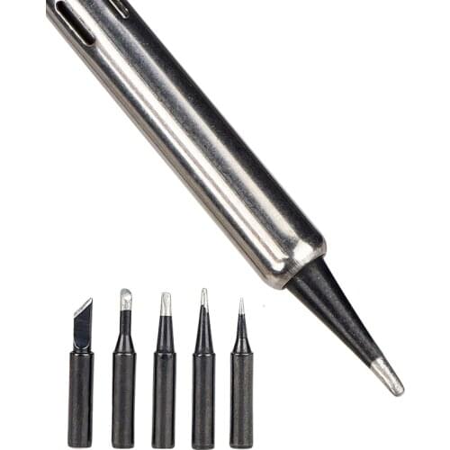 5PCS Welding Tips Internal Heat Type 936 Soldering Iron Tip Universal 900 Series Constant Temperature Soldering Iron Tip