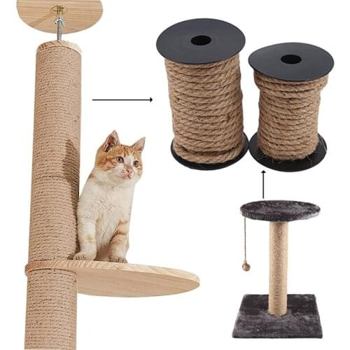 Natural 10M Burlap Hessian Jute Twine Cord Hemp Rope String Gift Packing Strings Christmas Event & Party Supplies