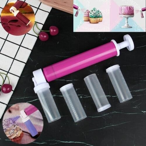 Cake Manual Airbrush Spray Gun Spraying Coloring Baking Decoration Cupcakes Dessert Kitchen Decorating Tools Kitchen Accessories