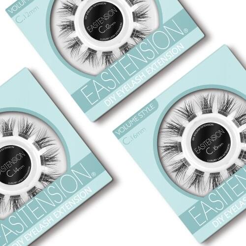 EASITENSION Eyelash Extension Clusters Individual DIY Lashes Professional Makeup Segment Lashes Supplies 3d Eyelashes Bundles