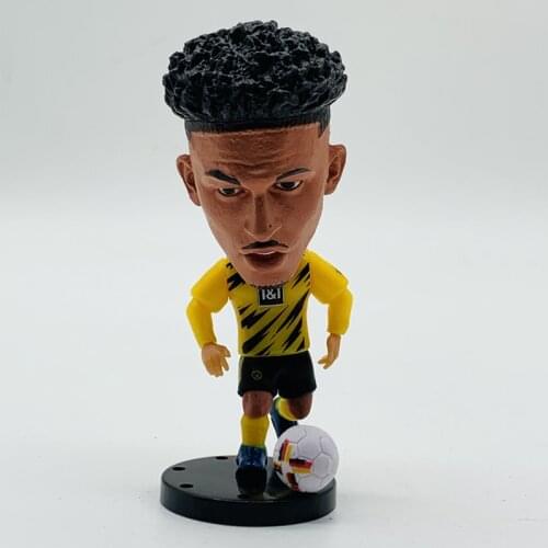 Soccerwe 2.55" Soccer Star Dolls Cartoon Anime 2021 Dort# 7# Sancho Figures Yellow Kit Action Movable Toy Collections Gift