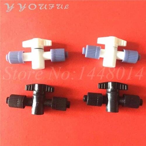 UV solvent printer 2 ways manual valve for Epson DX5 DX7 DX4 print head Mimaki JV22 JV33 JV5 Roland Mutoh ink vavle switch 3x2mm