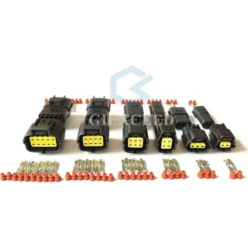Denso 2/3/4/6/8/10 Pin Way Waterproof Wire Connector Plug Car Auto Sealed Electrical Set Car Truck Connector
