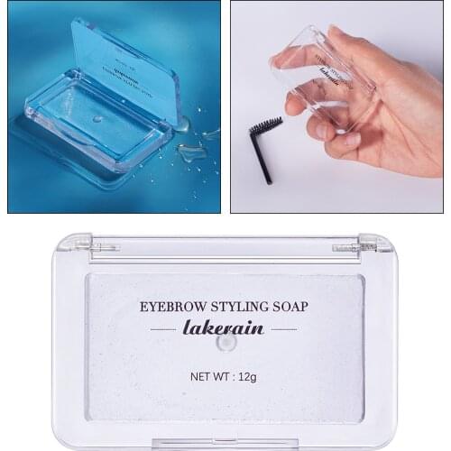 12g Waterproof Makeup Eyebrow Soap Balm Wax Forehead Style Shaping Gel Eyebrows Pomade Gel For Eyebrow Styling