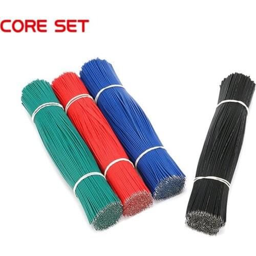 100PCS/Lot 200mm Tin-Plated PCB Solder Cable 24AWG Jumper Wire Cable Tin Conductor Wires Connector Wire Two Ends PVC Wire