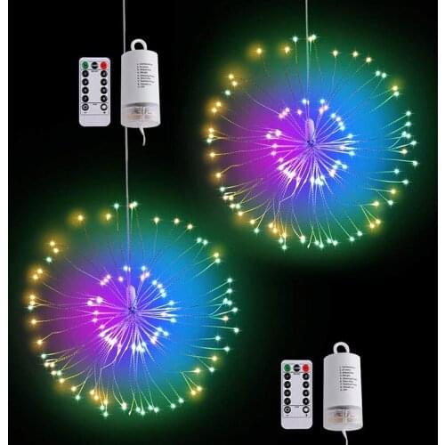 120Led string light waterproof Warm white/Color Firework AA Battery copper wire christmas Wedding Party Garland Fairy Light Lamp