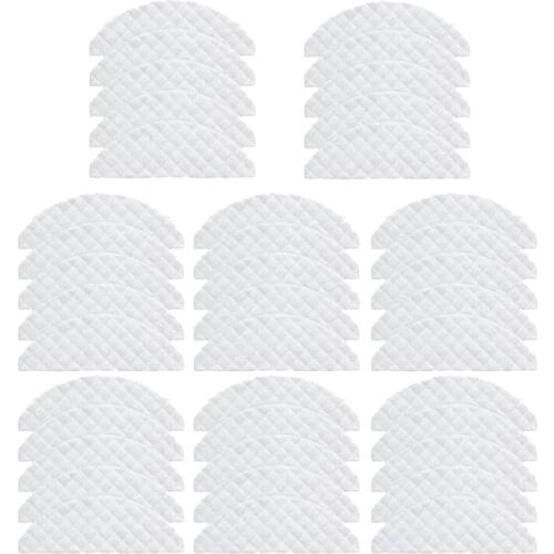 40Pcs Mops Cloths Disposable Wipes Parts Accessories for XIAOMI ROIDMI EVE Plus Robot Cleaner Sweeper