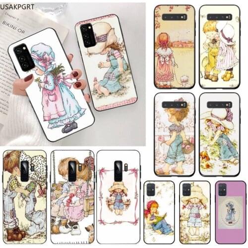 Cute Sarah Kay Phone Case for Samsung S20 plus Ultra S6 S7 edge S8 S9 plus S10 5G lite 2020