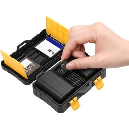 Sara-u Camera Battery Protection Case Storage Organizer Holder for LP-E6 LP-E8 LP-E12 LP-E17 NB-13L EN-EL15 EN-EL14 A/V TV Video