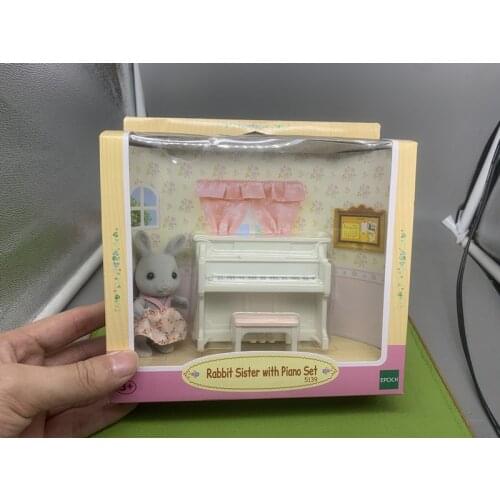 Geniune Sylvanian Doll Families Dollhouse Animal Figures furniture set clothes house food without package