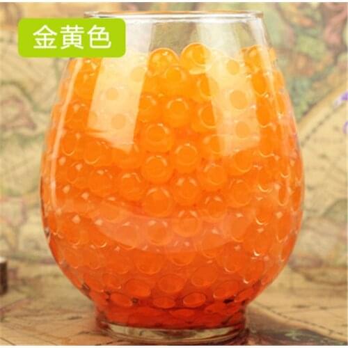 200 pcs Water Beads Pearl Shaped Crystal Soil Water Beads Mud Grow Magic Jelly Balls Wedding Home Decor Hydrogel