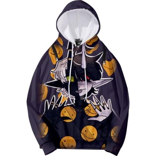 Ranboo 3D Printed Hoodie Zipper Halter Hoodie Hip-hop Style Long Sleeve Hooded Sweatshirt Casual Streetwear Clothes