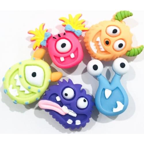 10Pcs/lot Cartoon Animals Resin Flatback Craft Flat back Cabochons for Bows DIY Scrapbooking Phone Decoration Accessories
