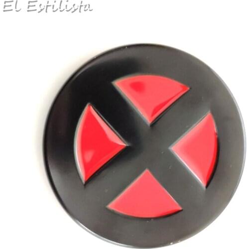 Cowboy XMAN Logo Movie Belt Buckles Men Metal Superhero Power Round Belt Buckle Jeans Accessories Film Belt Buckle for 4cm Belts