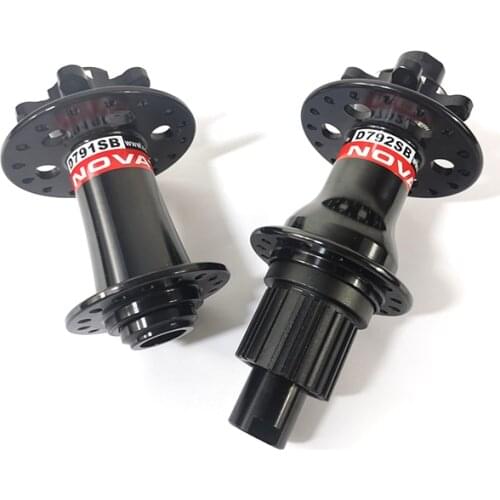 Novatec D791SB D792SB MS micrspline 12 speed 6 bolts disc MTB bike hubs Thru axle 24h 28h 32h front 15x100mm rear 12x142mm 12s