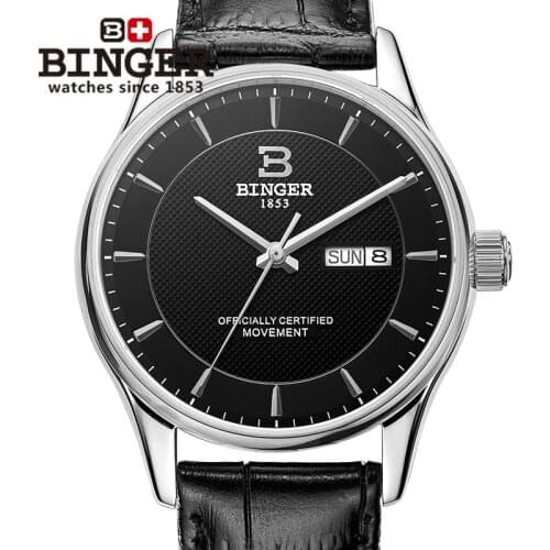 New Switzerland Mens Watch luxury brand BINGER Japan MIYOTA Automatic Mechanical Wristwatches Waterproof Men clock B5008-5