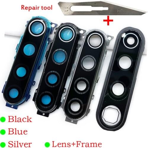 Back Camera Glass Lens Cover With Adhesive For Xiaomi Mi CC9 Pro Redmi Note 10 7 8 Pro Camera Glass Lens Back Camera Glass Cover