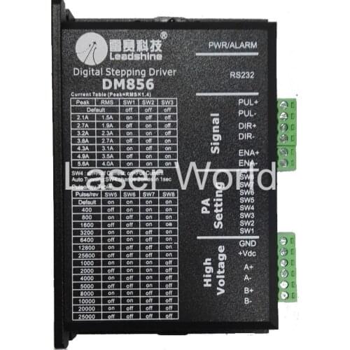 Original Leashine DSP design 2-phase Digital stepper Drive DM856 for NEMA 23/34