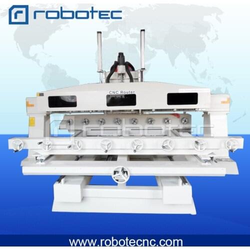 Advanced and efficient woodworking machinery cnc Multi head 4 rotary spindle router/heavy duty 1325 CNC milling machine