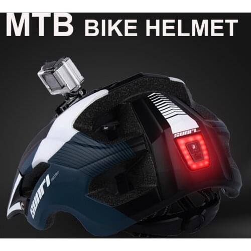 Mtb Road Downhill Bike Helmet Led Lights Pro Camera Holder Motorbike Cycling Helmet Outdoor Sport Riding Bicycle Helmet for Man