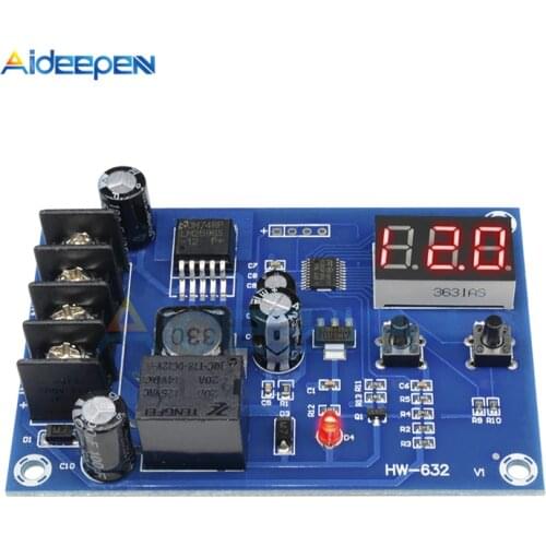 XH-M603 LED Digital Display Charging Control Module Storage Lithium Battery Charger Control Switch Protection Board 12-24V