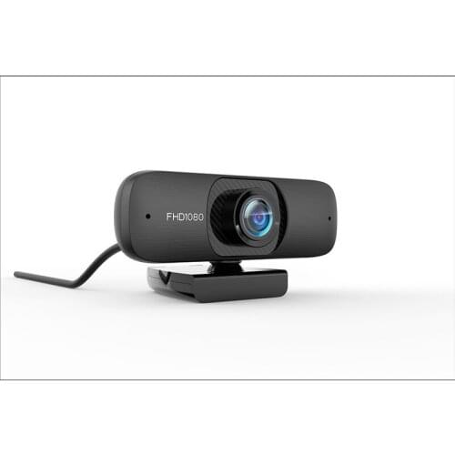 Webcam FHD 1080P Built-in Mircophone Free Driver Auto Focus 30FPS CMOS 200W 1920x1080 Max Resolution USB2.0 for PC