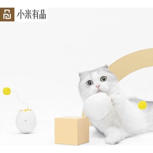 Youpin Furrytail Electronic Motion Cat Toy Smart Interactive Toys Pet Funny Companion Flutter Rotating Interactive Puzzle Toys