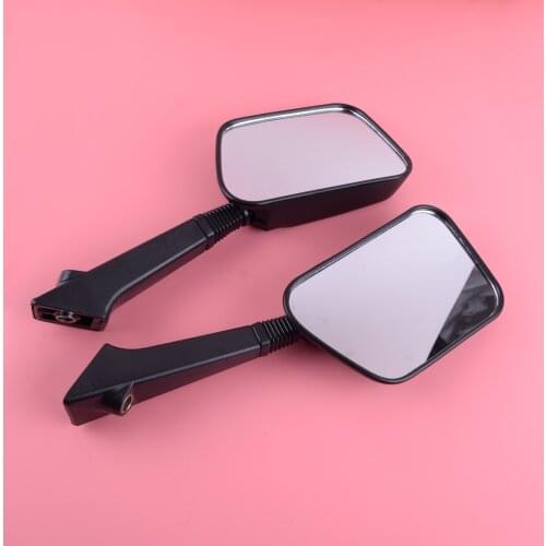 DWCX 1 Pair Black Rear View Mirror Fit for Honda Elite CF80 Aero CH80 NH80 CH125 CH150 CH150D DELUXE