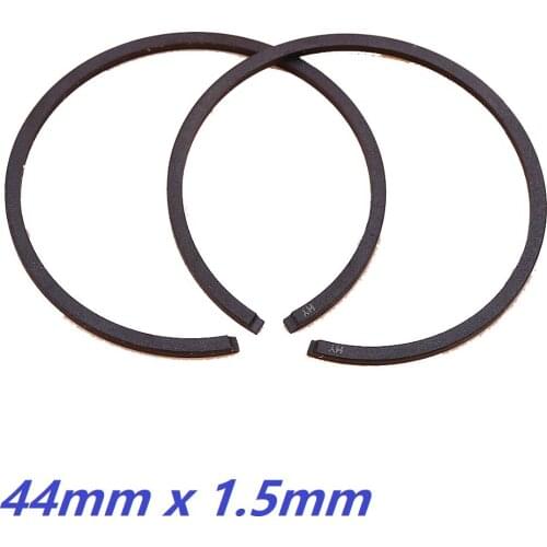 44mm * 1.5mm Piston Ring Fit Husqvarna 49 42 51 55 246 345 350 340 346 351 353 Jonsered 2150 CS2150 Chainsaw Parts 503289010