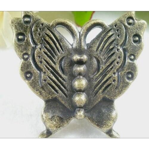 Antique Bronze Drawer Butterfly Type Children Knobs Furniture Hardware( L:50MM Width:45MM )