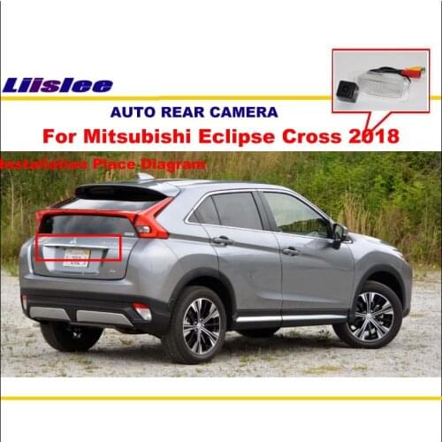 Liislee Car Back Up Parking Camera For Mitsubishi Eclipse Cross 2018 Reverse Rear View Camera License Plate Light Night Vision