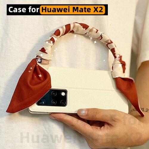 For Huawei Mate X2 Case, Cute Case for Girl, Huawei Mate X2 Case Luxury Case Pu Material