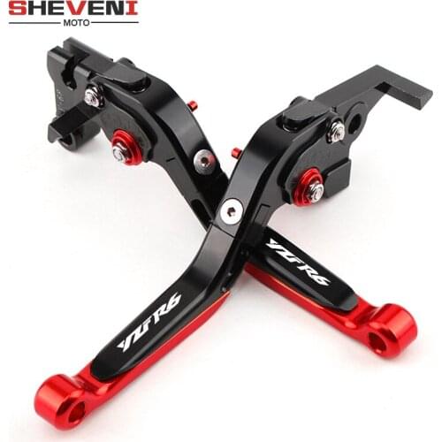 For YAMAHA YZF R6 YZF-R6 YZFR6 1999 2000 2001 2002 2003 2004 Motorcycle CNC Adjustable Accessories Brakes Clutch Levers handle