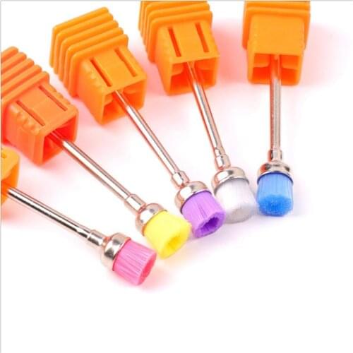 Electric nail polisher cleaning brush head Electric nail polisher polisher nail drill bit nail cleaning tool