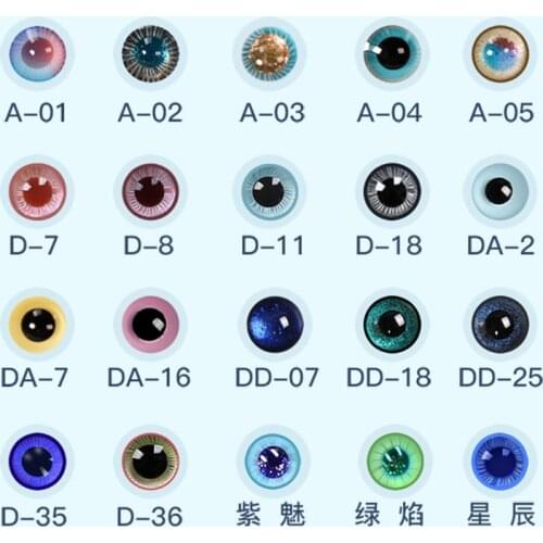 DBS Eyeball for 1/3 bjd dolls glasses eyeball 14mm, 60cm bjd only eyeball, no doll no head
