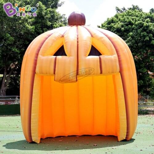 Portable 13x13ft Inflatable Halloween Pumpkin Tent For Outdoor Decoration / 4.1x4.1x4mH Blow Up Pumpkin Balloons For Kids - Toys