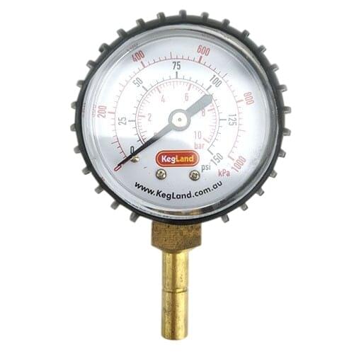 8mm 5/16 Push in Pressure Gauge 0-150psi