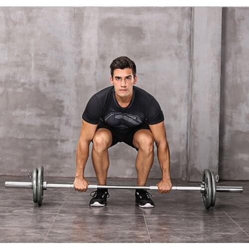 Multifunctional barbell bar gym training equipment home fitness equipment plate curl type