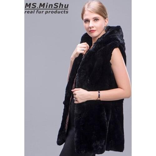 Черные шубы MS.MinShu China At AliExpress