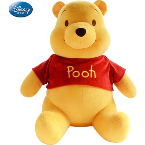 Disney Genuine 22cm Winnie the Pooh Soft Doll Plush Toy Girl Toy Anime Doll Christmas Gift Classic Cartoon Character SZZ051
