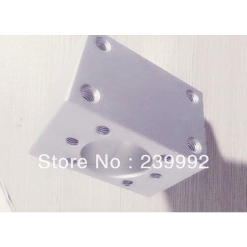 Wholesale 2pcs/lot for SFU1605 Ballscrew Nut Housing Aluminium Material for 1605 ball nut housing 1610 ball but housing