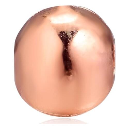 Fits for Pandora Charms Bracelets Loving Singnature Rose Clip Beads 100% 925 Sterling Silver Jewelry Free Shipping