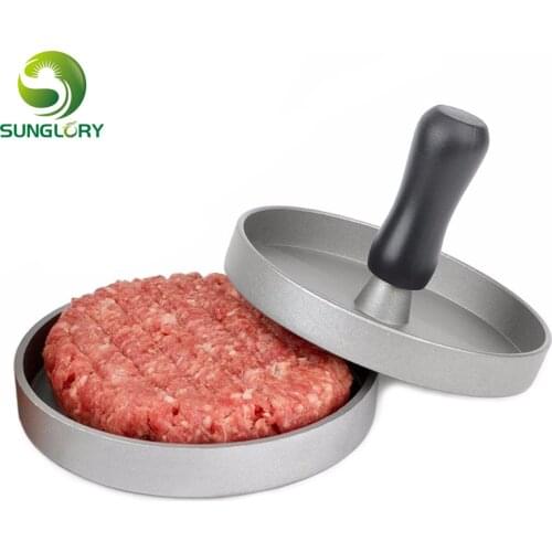 Hamburger Press Aluminum Alloy Burger Meat Maker Mold Round Beef Grill burger Press Hamburger Patty Mold Kitchen Cooking Tools